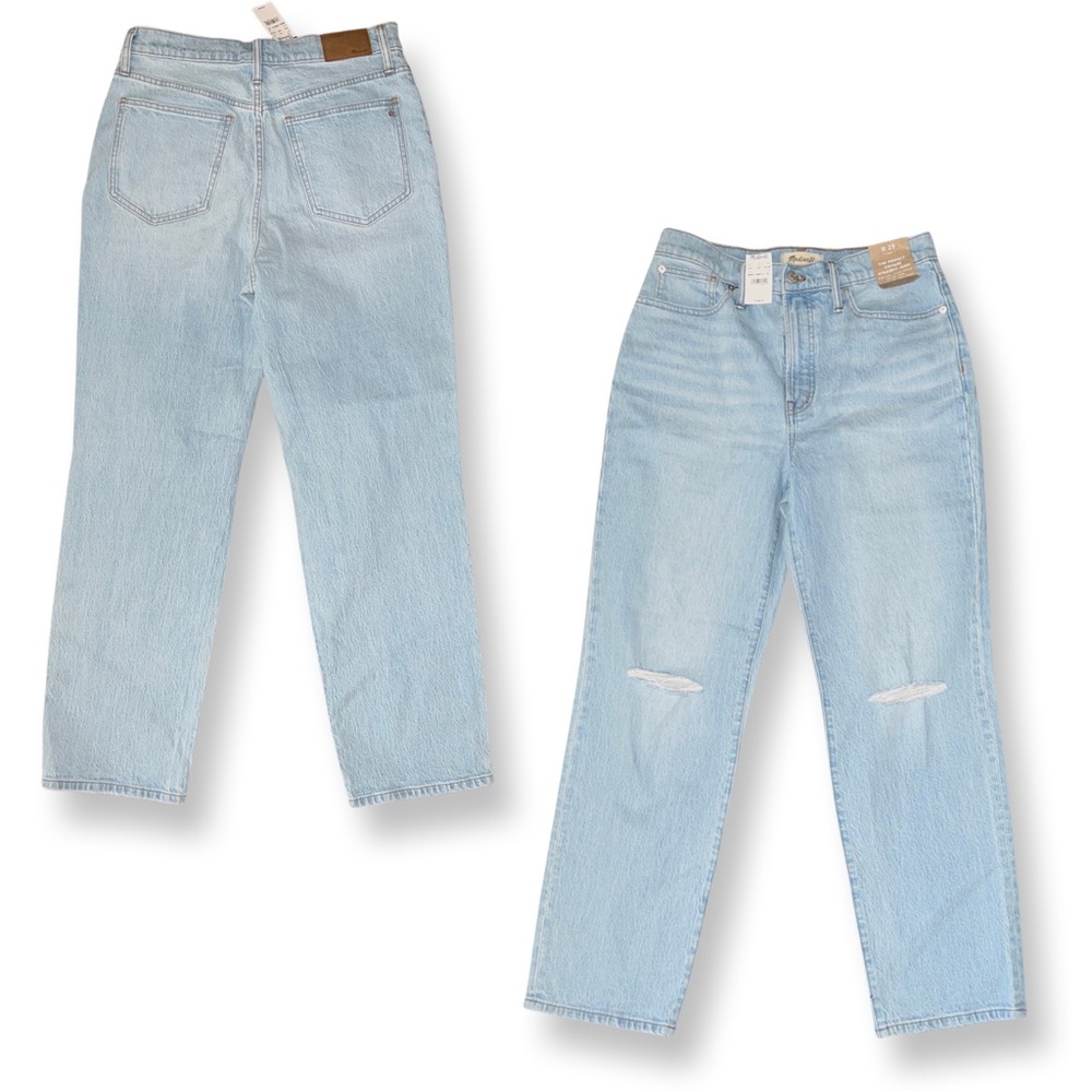 Madewell The Perfect Vintage Straight Jean in Westanna Wash NJ180 W 28” - Picture 13 of 16